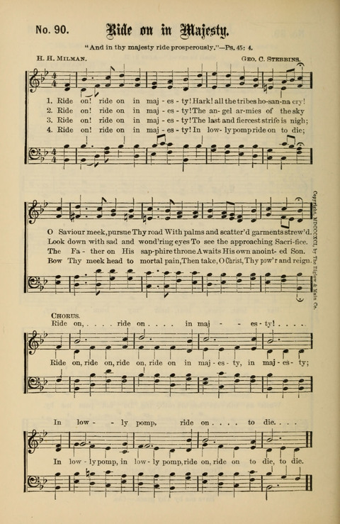 Gospel Melodies New and Old: For use in the Universalist Church page 90
