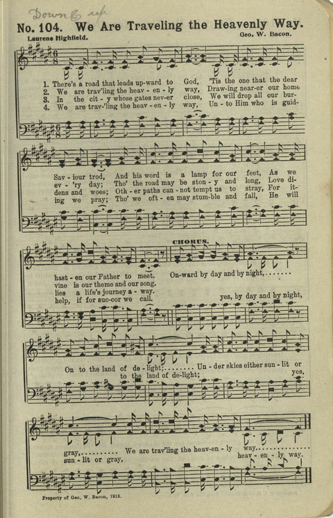 Glad News No. 2: a collection of Sacred Songs, Both New and Old page 109