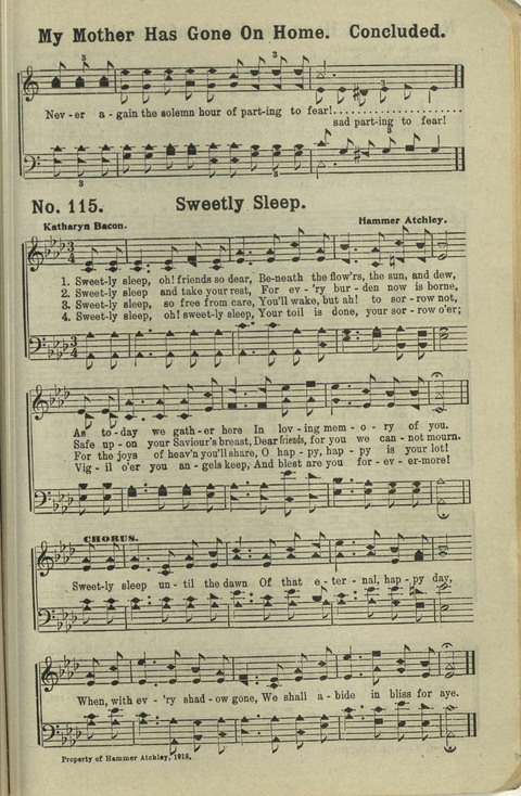 Glad News No. 2: a collection of Sacred Songs, Both New and Old page 121
