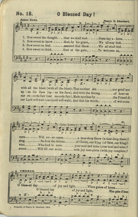 Glad News No. 2: a collection of Sacred Songs, Both New and Old page 18