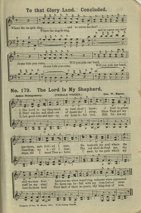 Glad News No. 2: a collection of Sacred Songs, Both New and Old page 189