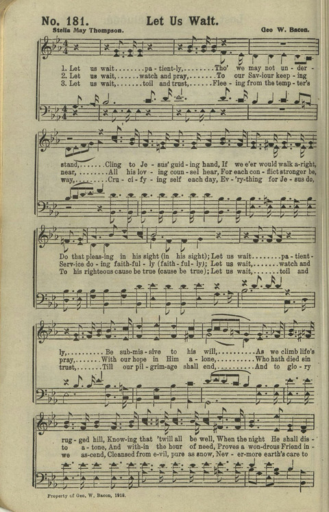 Glad News No. 2: a collection of Sacred Songs, Both New and Old page 192