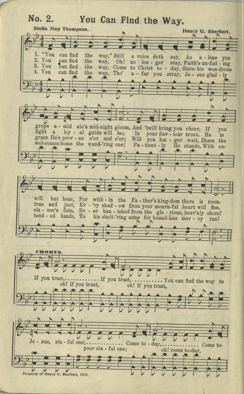 Glad News No. 2: a collection of Sacred Songs, Both New and Old page 2