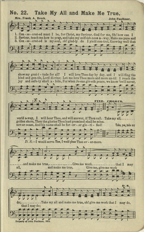 Glad News No. 2: a collection of Sacred Songs, Both New and Old page 23