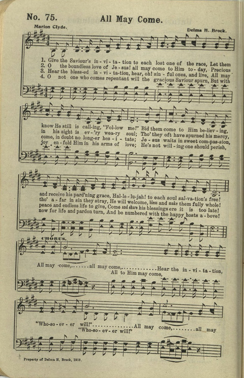 Glad News No. 2: a collection of Sacred Songs, Both New and Old page 78