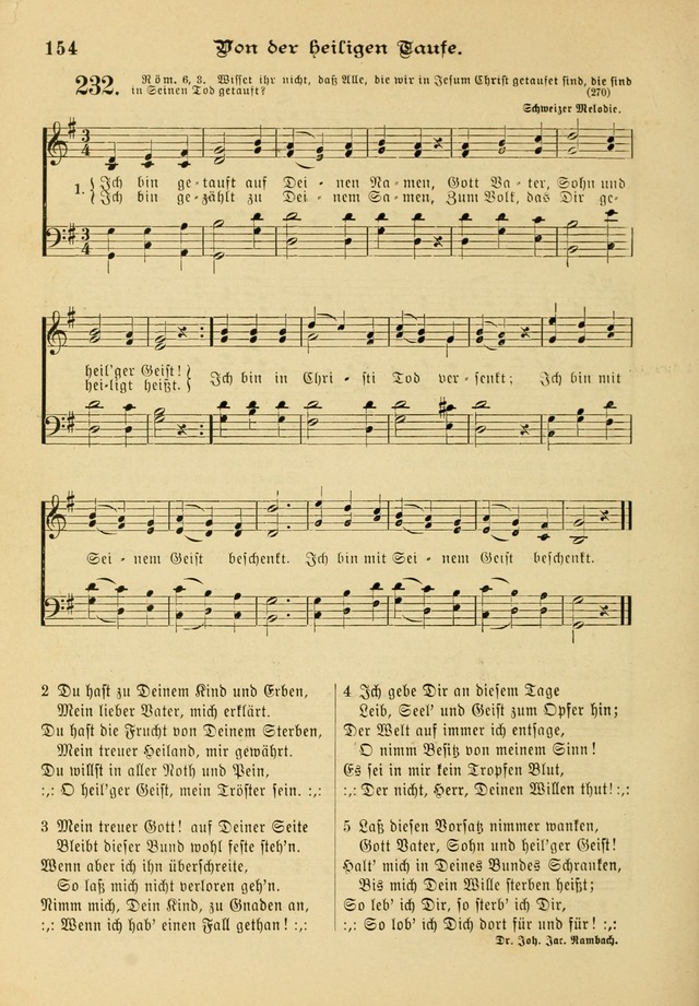 Gesangbuch mit Noten: herausgegeben von der Allgemeinen Conferenz der Mennoniten von Nord-Amerika page 154