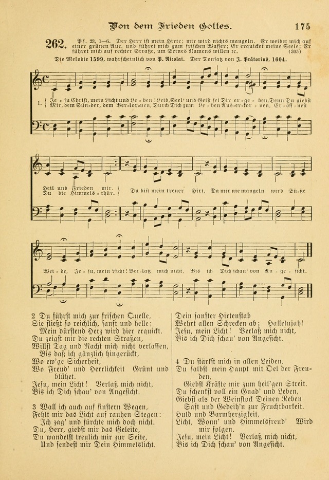 Gesangbuch mit Noten: herausgegeben von der Allgemeinen Conferenz der Mennoniten von Nord-Amerika page 175