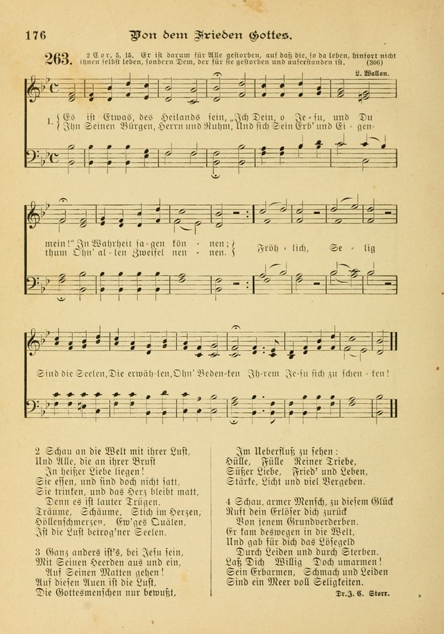 Gesangbuch mit Noten: herausgegeben von der Allgemeinen Conferenz der Mennoniten von Nord-Amerika page 176