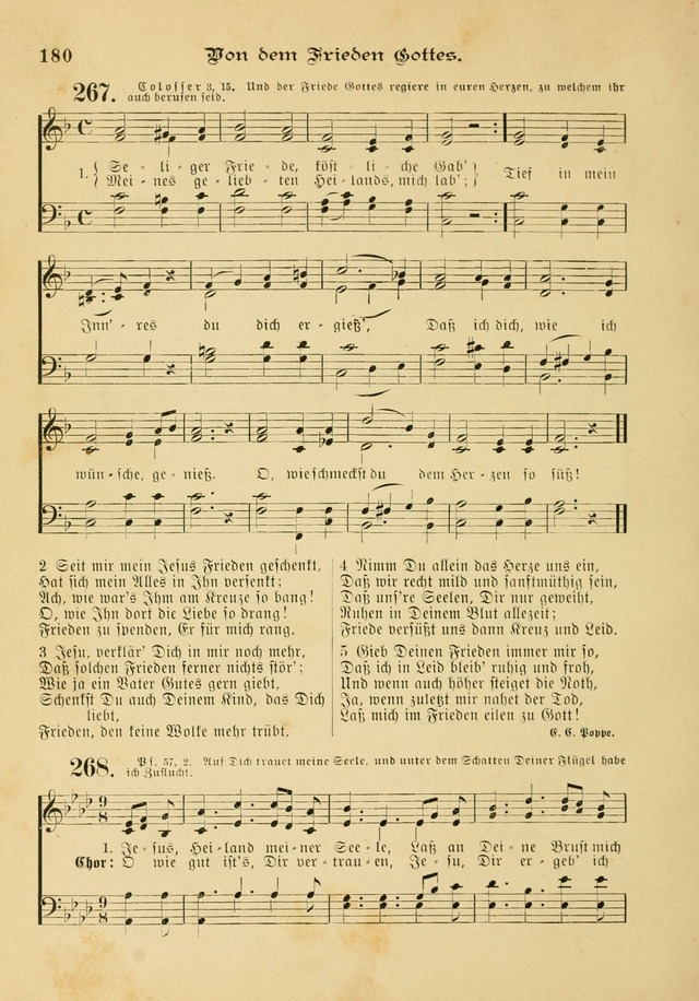 Gesangbuch mit Noten: herausgegeben von der Allgemeinen Conferenz der Mennoniten von Nord-Amerika page 180