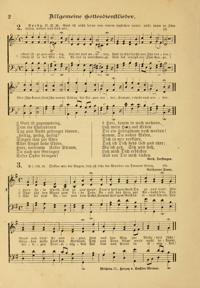 Gesangbuch mit Noten: herausgegeben von der Allgemeinen Conferenz der Mennoniten von Nord-Amerika page 2