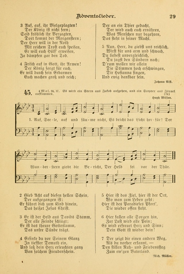 Gesangbuch mit Noten: herausgegeben von der Allgemeinen Conferenz der Mennoniten von Nord-Amerika page 29