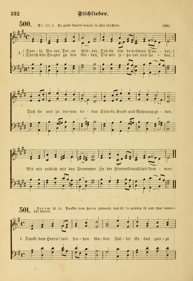 Gesangbuch mit Noten: herausgegeben von der Allgemeinen Conferenz der Mennoniten von Nord-Amerika page 332