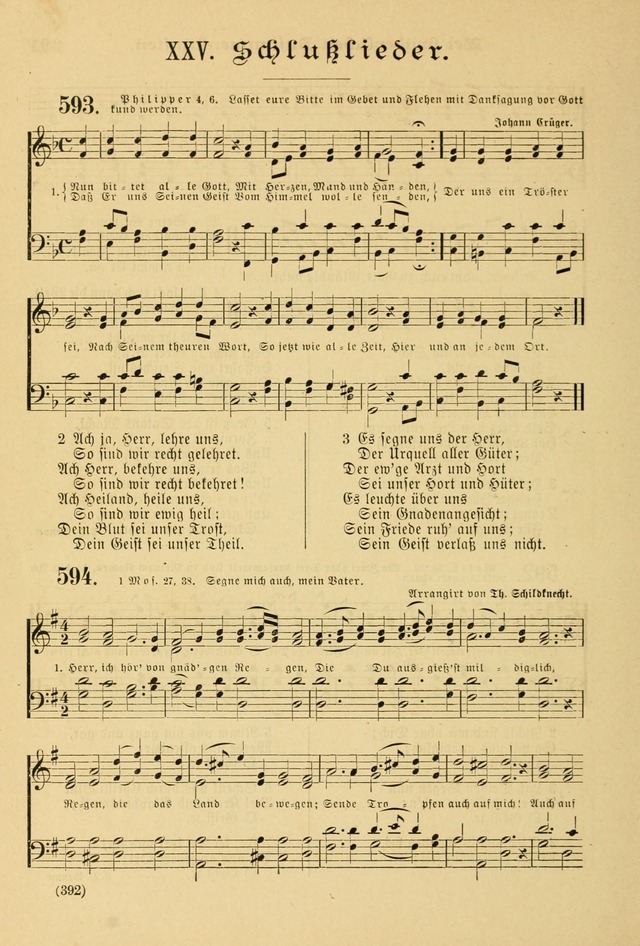 Gesangbuch mit Noten: herausgegeben von der Allgemeinen Conferenz der Mennoniten von Nord-Amerika page 392