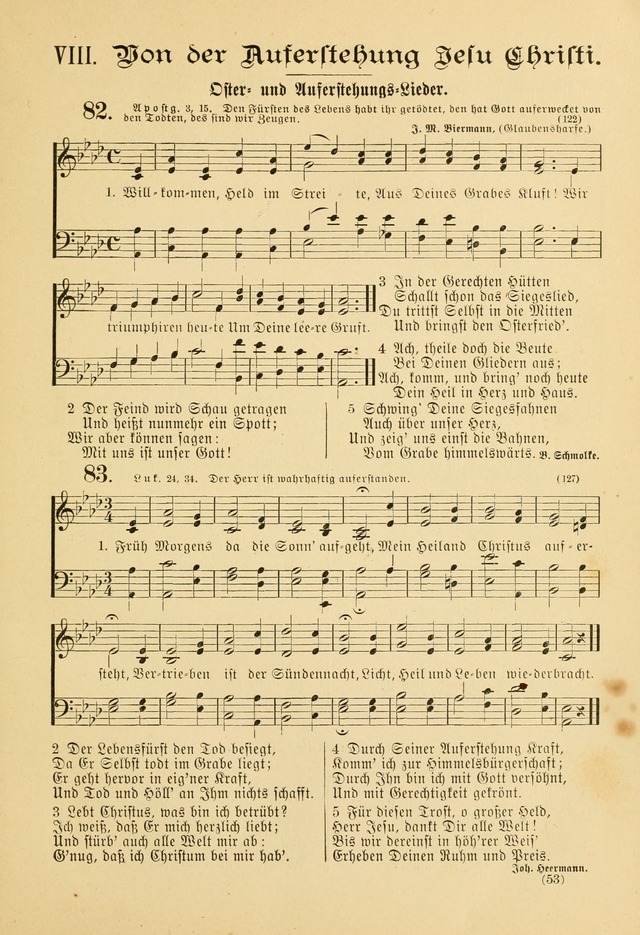 Gesangbuch mit Noten: herausgegeben von der Allgemeinen Conferenz der Mennoniten von Nord-Amerika page 53