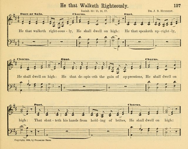 Grateful Praise: a collection of new songs for the Sunday-school page 137