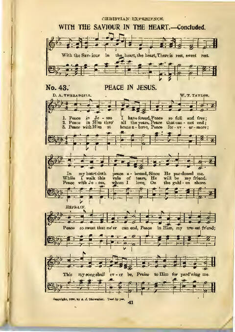 Gospel Praise: a collection of new and old hymns and tunes for all occasions of Christian work and worship page 39