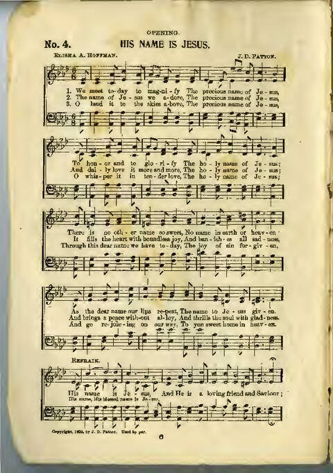 Gospel Praise: a collection of new and old hymns and tunes for all occasions of Christian work and worship page 4