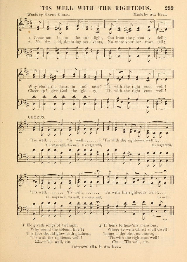 Gospel Praise Book.: a collection of choice gems of sacred song suitable for church service, gospel praise meetings, and family devotions. (Complete ed.) page 299