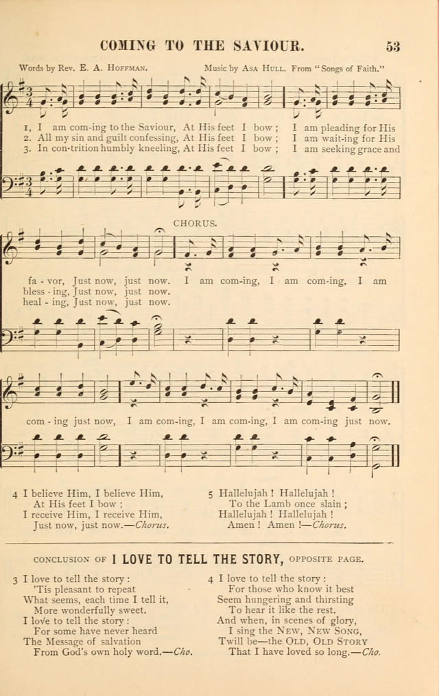 Gospel Praise Book.: a collection of choice gems of sacred song suitable for church service, gospel praise meetings, and family devotions. (Complete ed.) page 51