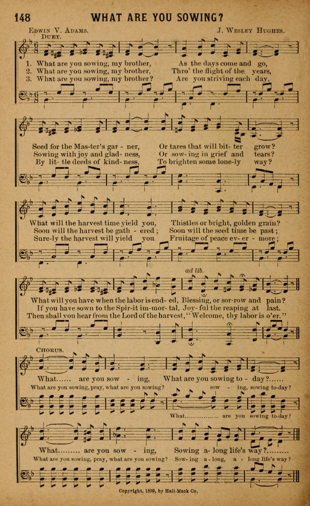 Gospel Praises: for use in meetings of Christian worship page 150