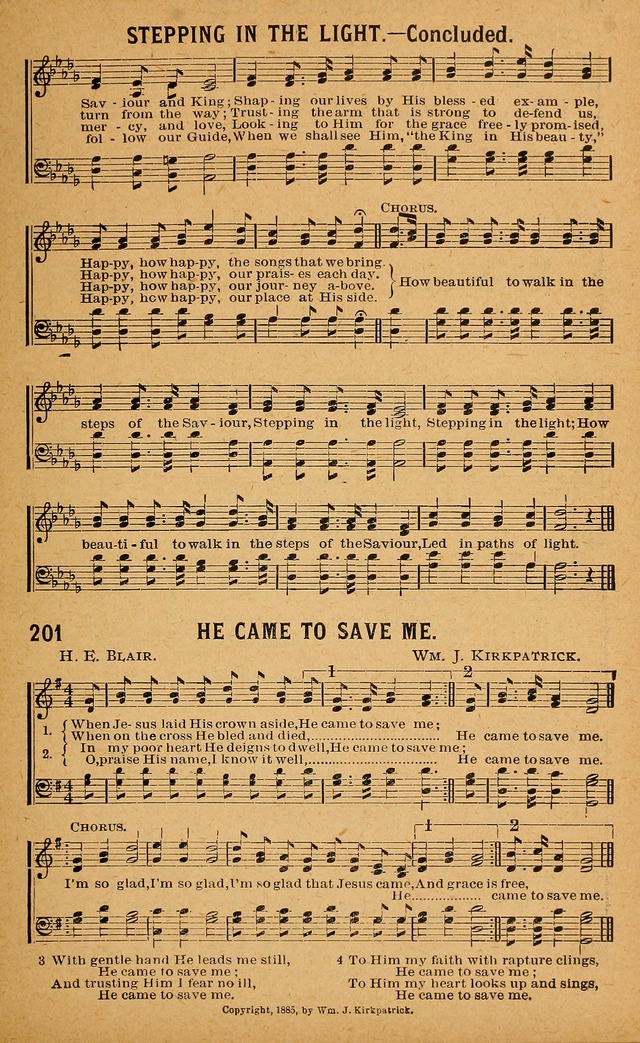 Gospel Praises: for use in meetings of Christian worship page 199