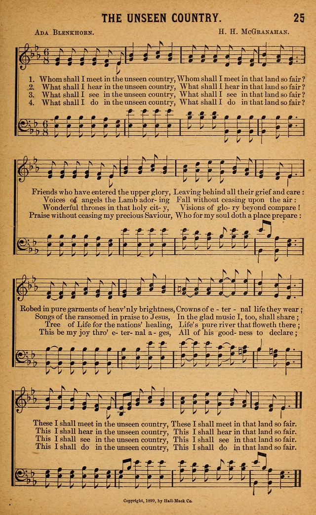 Gospel Praises: for use in meetings of Christian worship page 25