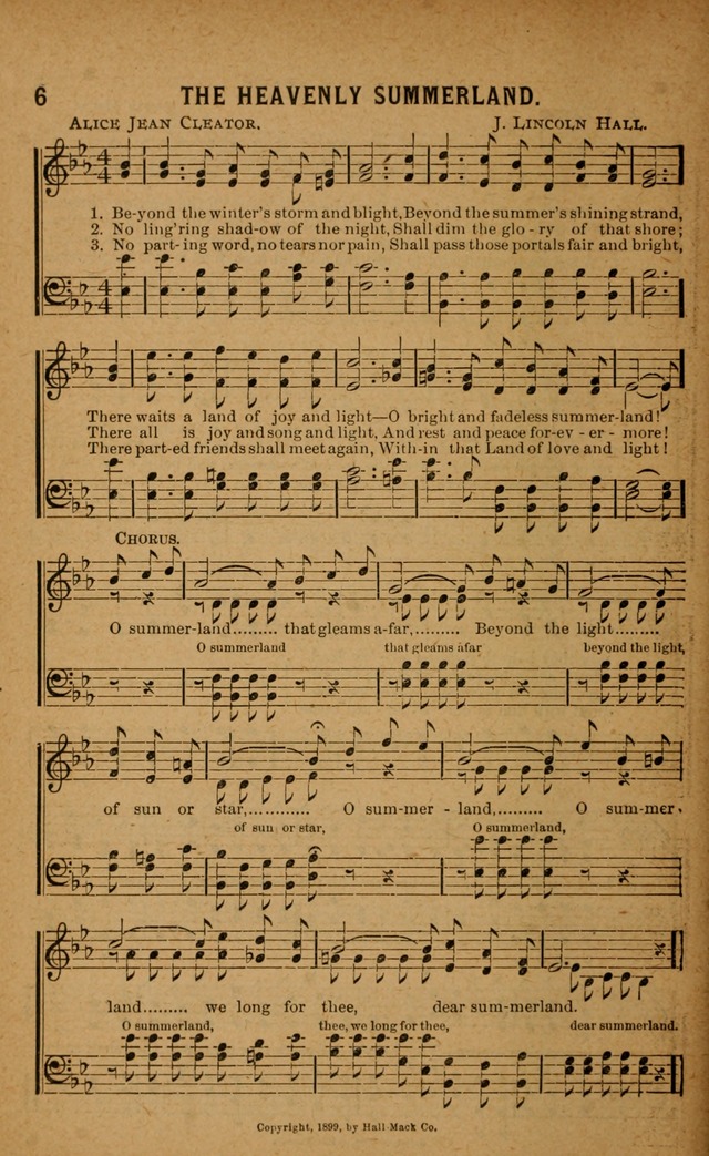 Gospel Praises: for use in meetings of Christian worship page 6