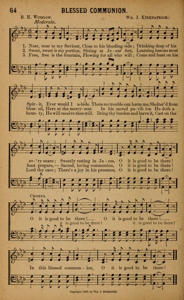 Gospel Praises: for use in meetings of Christian worship page 64