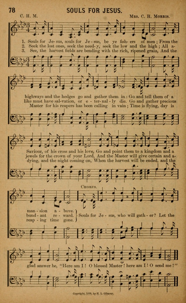 Gospel Praises: for use in meetings of Christian worship page 78