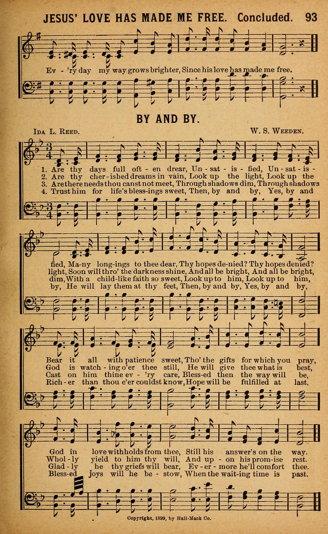 Gospel Praises: for use in meetings of Christian worship page 95