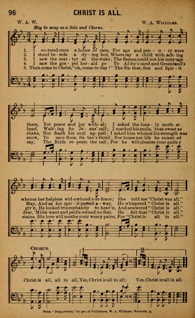 Gospel Praises: for use in meetings of Christian worship page 98