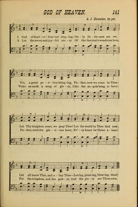 Golden Rays: a collection of new Gospel Songs for the Sunday-school and sanctuary page 141