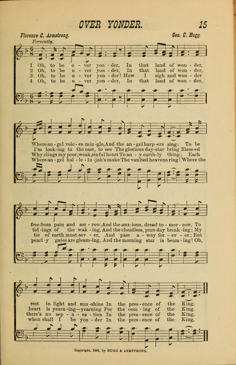 Golden Rays: a collection of new Gospel Songs for the Sunday-school and sanctuary page 15