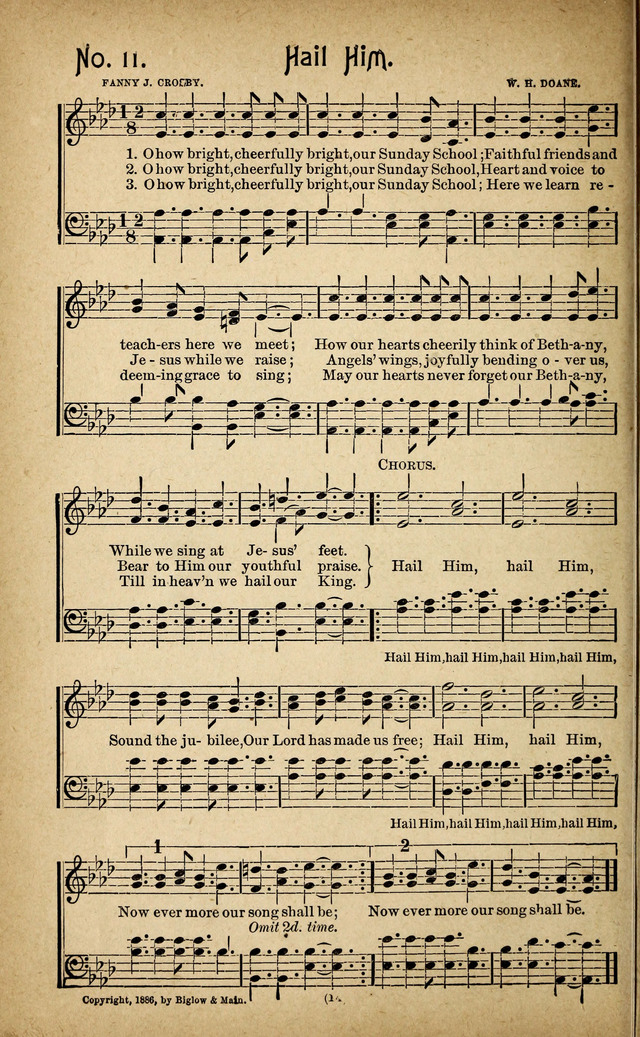 The Glad Refrain for the Sunday School: a new collection of songs for worship page 10