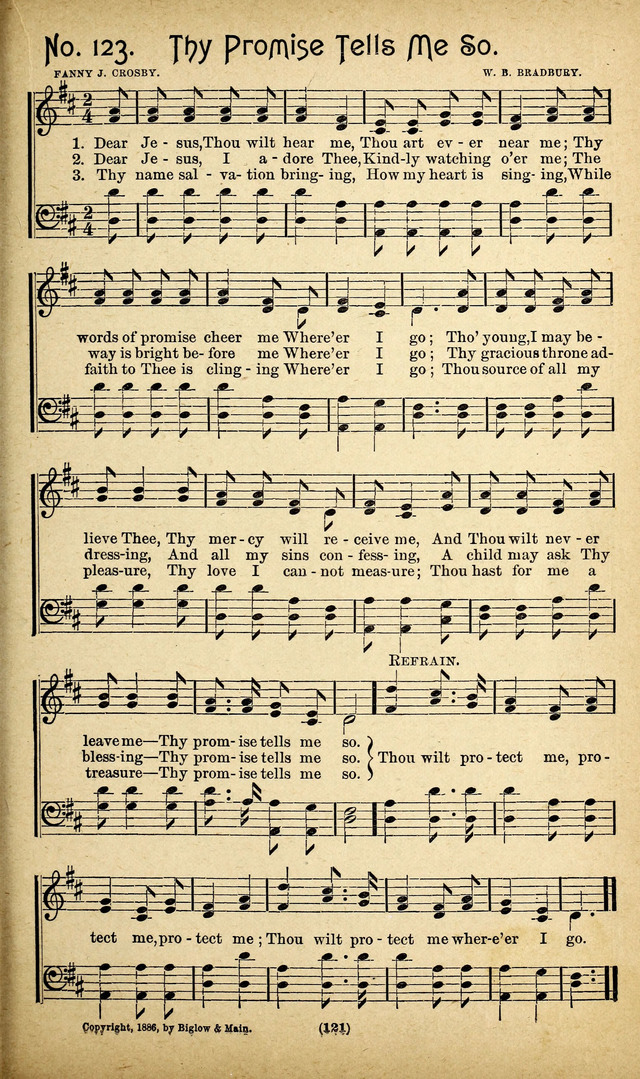 The Glad Refrain for the Sunday School: a new collection of songs for worship page 117