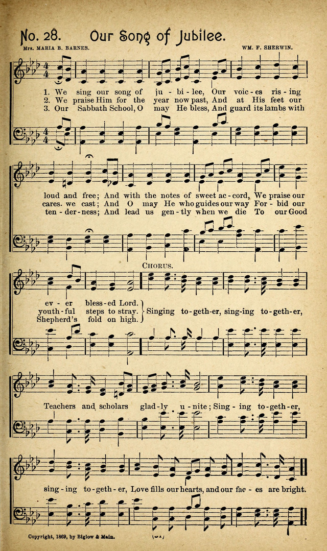 The Glad Refrain for the Sunday School: a new collection of songs for worship page 27