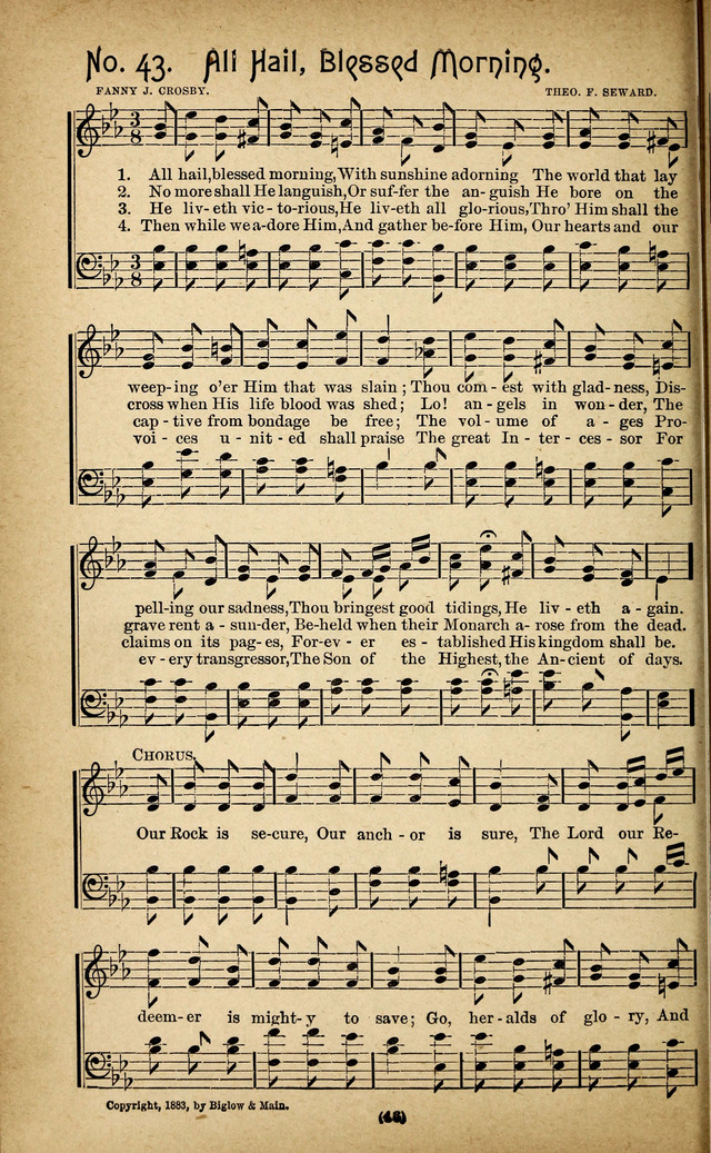 The Glad Refrain for the Sunday School: a new collection of songs for worship page 42