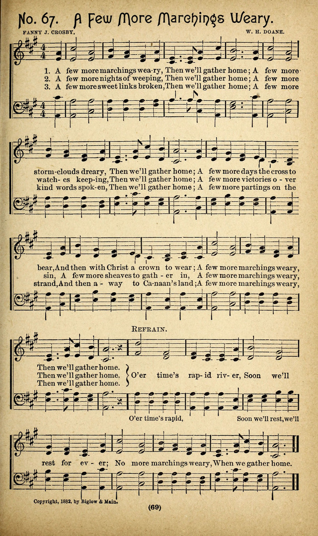 The Glad Refrain for the Sunday School: a new collection of songs for worship page 65