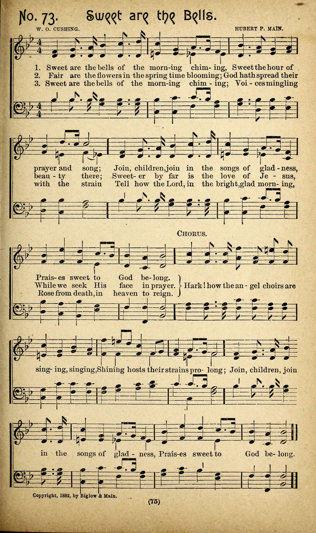 The Glad Refrain for the Sunday School: a new collection of songs for worship page 71