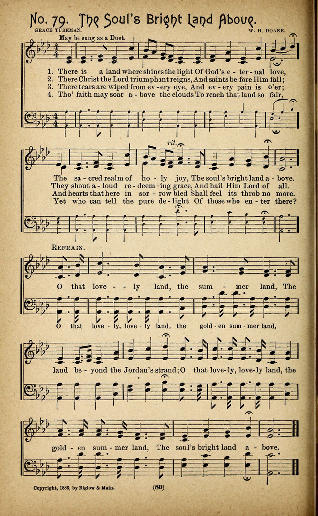 The Glad Refrain for the Sunday School: a new collection of songs for worship page 76