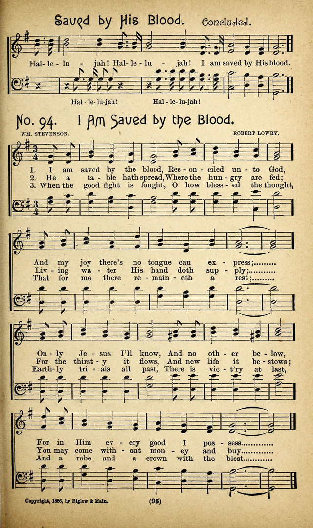 The Glad Refrain for the Sunday School: a new collection of songs for worship page 91