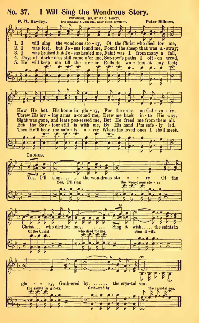 Great Revival Hymns No. 2 page 37