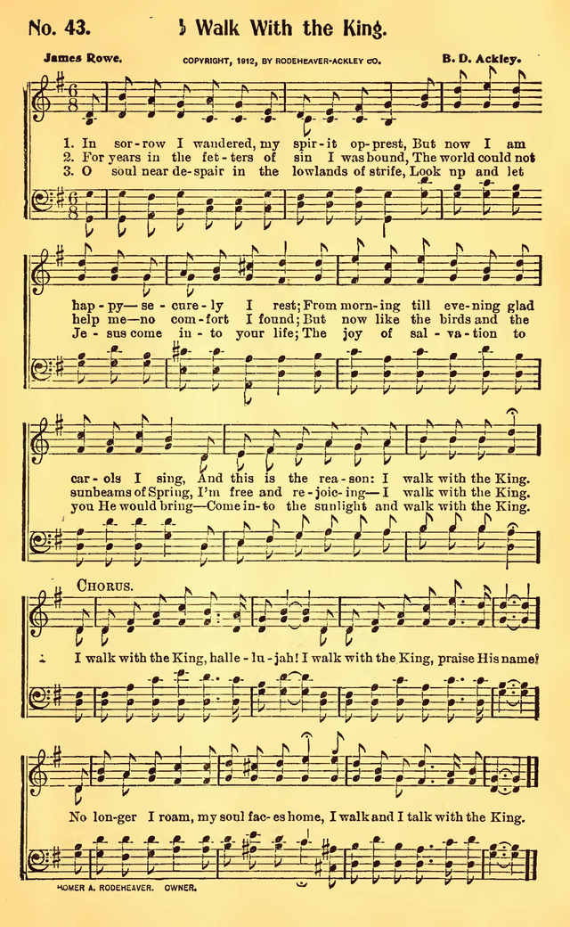 Great Revival Hymns No. 2 page 43