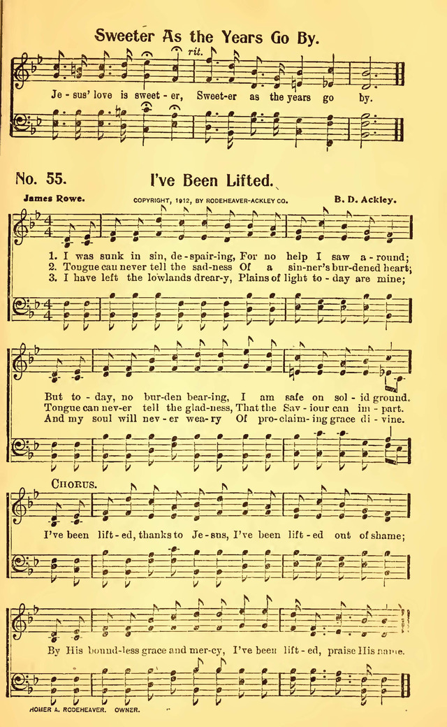 Great Revival Hymns No. 2 page 55