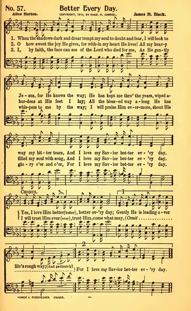 Great Revival Hymns No. 2 page 57