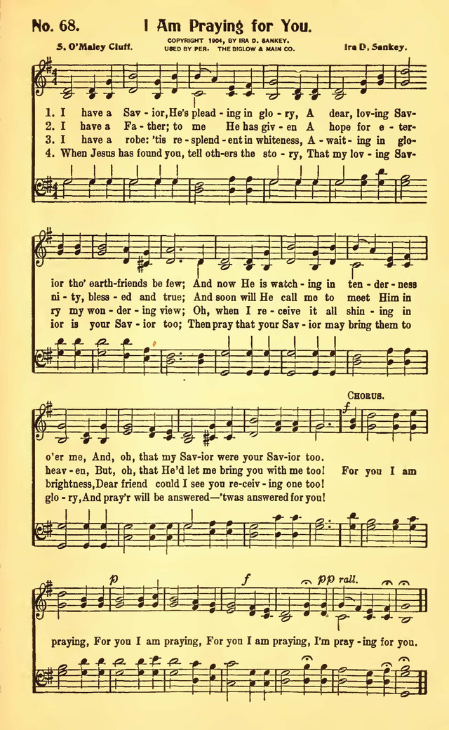 Great Revival Hymns No. 2 page 69