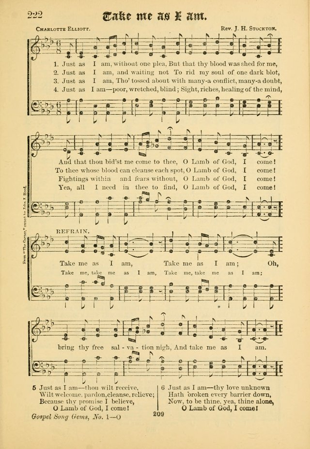 Gospel Song-Gems No.1 page 218