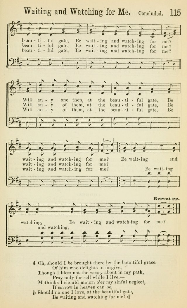 Gospel Songs: a choice collection of hymns and tune, new and old, for gospel meetings, prayer meetings, Sunday schools, etc. page 120