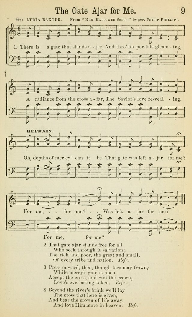 Gospel Songs: a choice collection of hymns and tune, new and old, for gospel meetings, prayer meetings, Sunday schools, etc. page 14