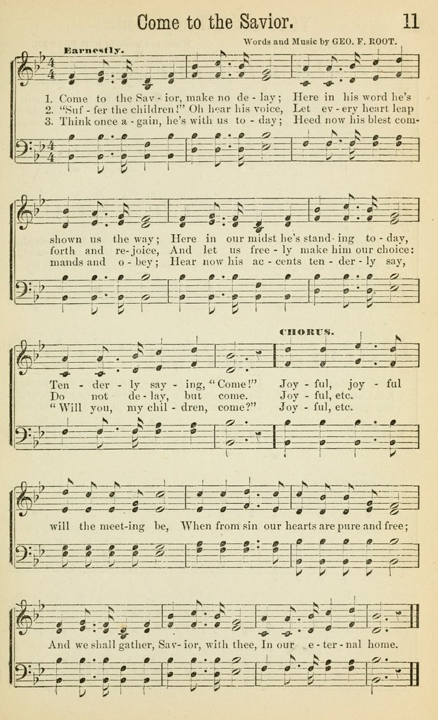 Gospel Songs: a choice collection of hymns and tune, new and old, for gospel meetings, prayer meetings, Sunday schools, etc. page 16